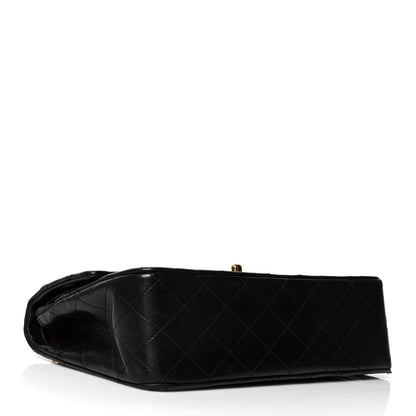 Chanel Lambskin Quilted Medium Double Flap Black 4 of 10