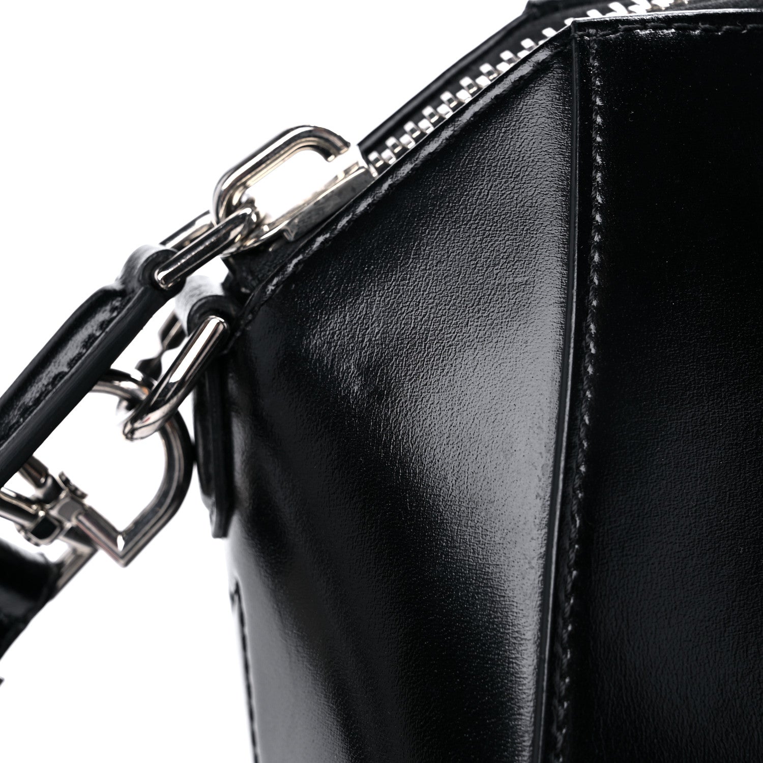 Givenchy Shiny Lord Calfskin Small Antigona Black 15 of 17