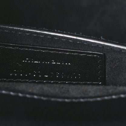 Saint Laurent Smooth Calfskin Medium Monogram Sunset Satchel Black 7 of 12