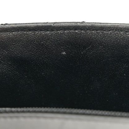 Chanel Metallic Patent Crumpled Calfskin Chevron Quilted Mini Square Flap Black 11 of 14