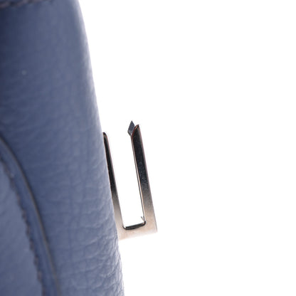 Hermes Taurillon Clemence Birkin 35 Bleu Brighton 22 of 34
