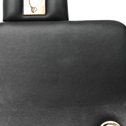 Chanel Lambskin Resin Crystal Square Quilted Mini Monacoco Flap Black 12 of 12
