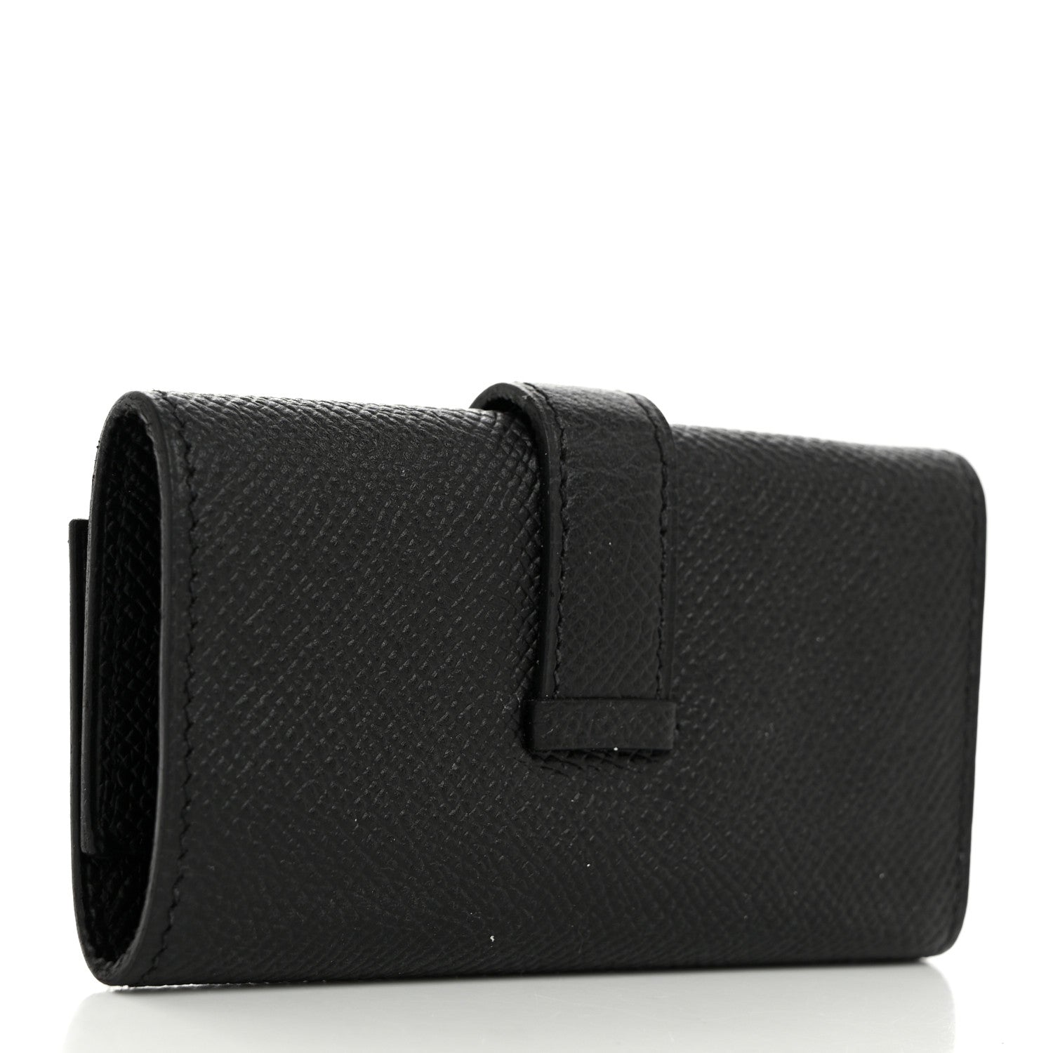 Hermes Epsom Bearn Multicles 4 Key Holder Black 4 of 6