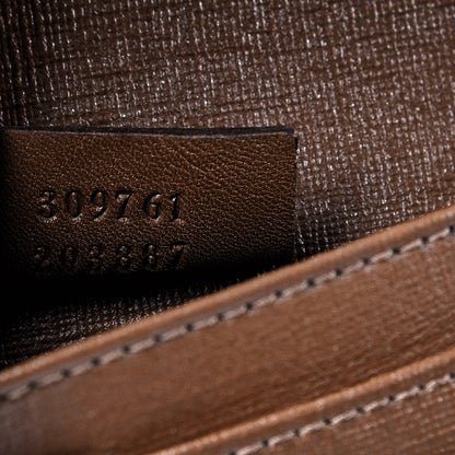 Gucci GG Supreme Monogram Nice Continental Wallet Maple Brown 7 of 8