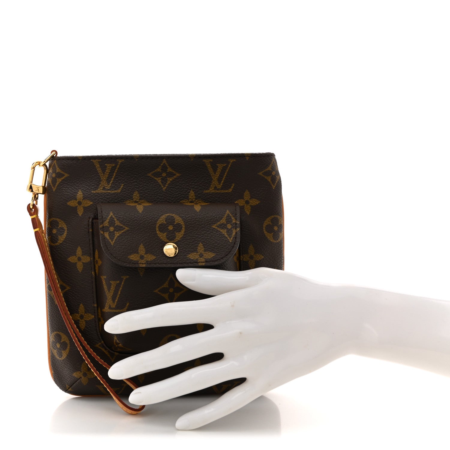 Louis Vuitton Monogram Partition Wristlet 2 of 9