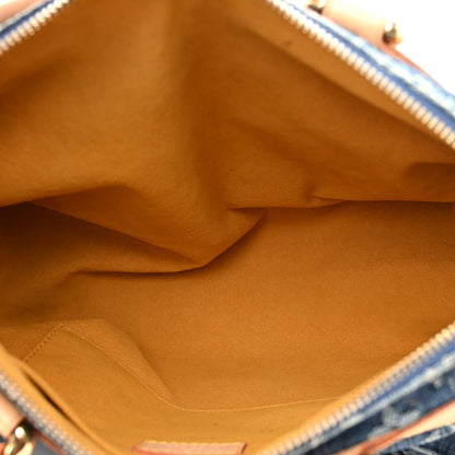Louis Vuitton Monogram Denim Neo Speedy Blue 5 of 14