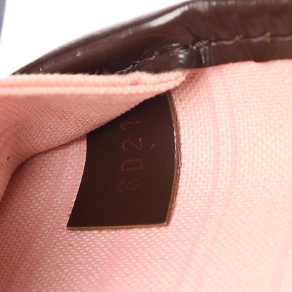 Louis Vuitton Damier Ebene Neo Neverfull MM Rose Ballerine 10 of 10