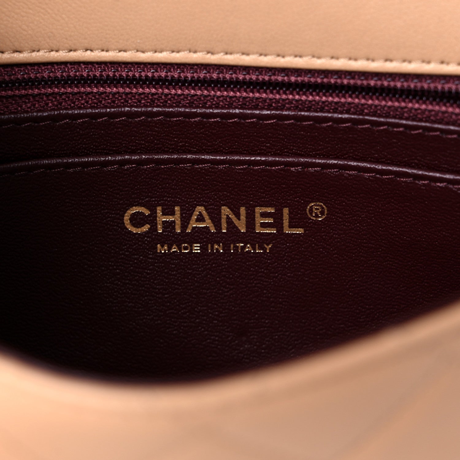 Chanel Lambskin Mini Chic With Me Flap Beige 7 of 12