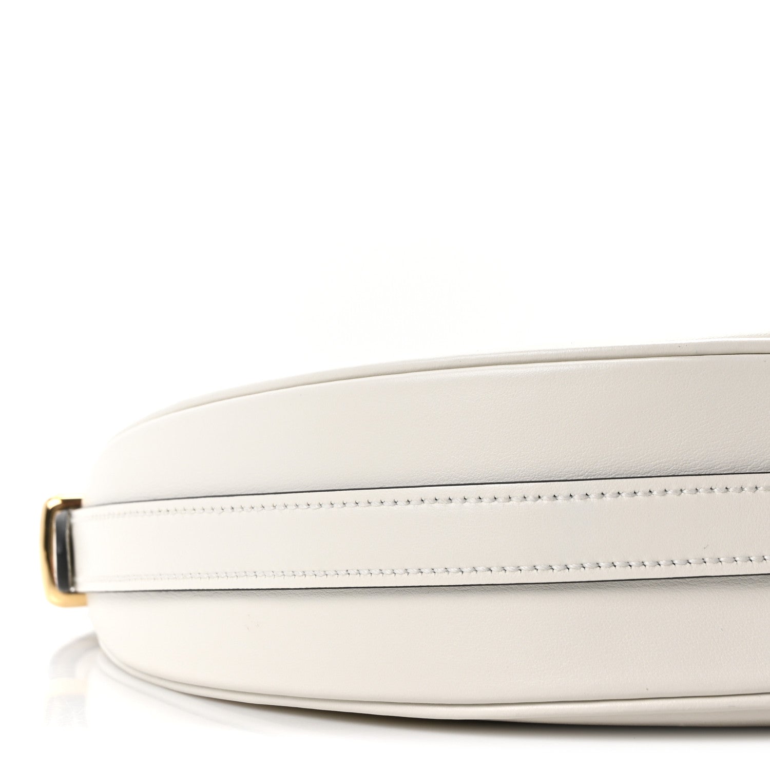 Prada Soft Calfskin Arque Shoulder Bag White 9 of 10