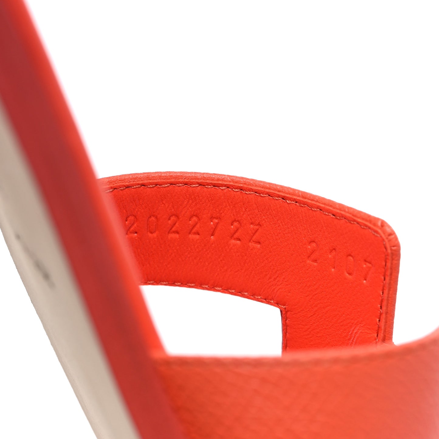 Epsom Oran Sandals 37 Orange Poppy