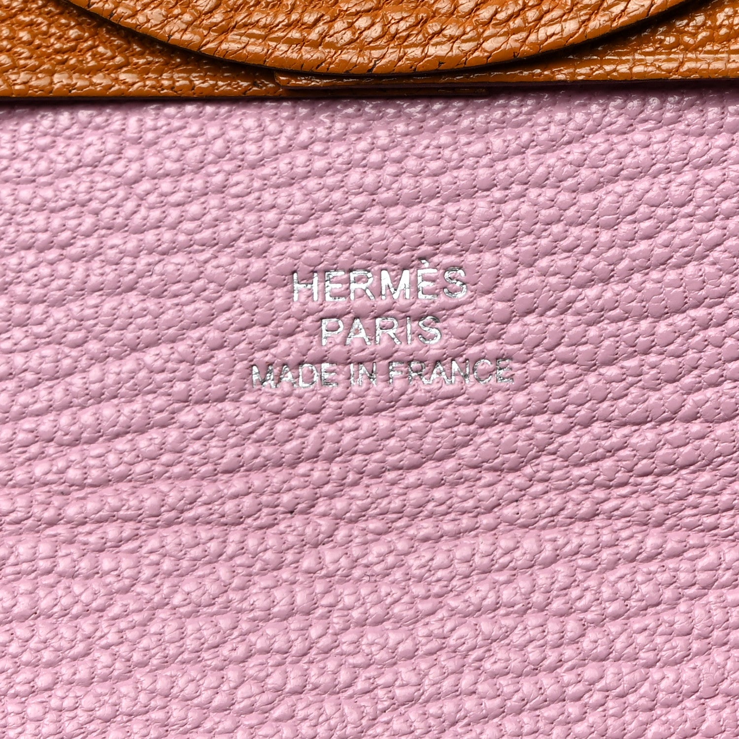 Hermes Chevre Mysore Bastia Verso Coin Purse Caramel Mauve Sylvestre 6 of 8