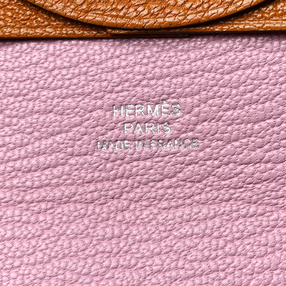 Hermes Chevre Mysore Bastia Verso Coin Purse Caramel Mauve Sylvestre 6 of 8