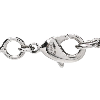 Chanel Baguette Crystal Pearl CC Lariat Necklace Silver 4 of 5