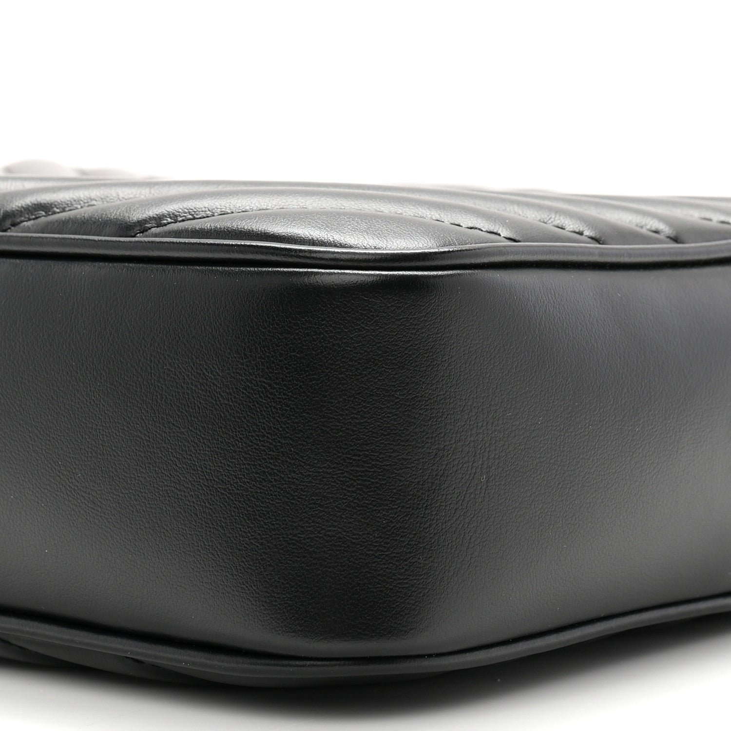 Saint Laurent Calfskin Matelasse Monogram Monochrome Lou Camera Bag Black 10 of 11