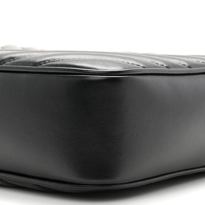 Saint Laurent Calfskin Matelasse Monogram Monochrome Lou Camera Bag Black 10 of 11