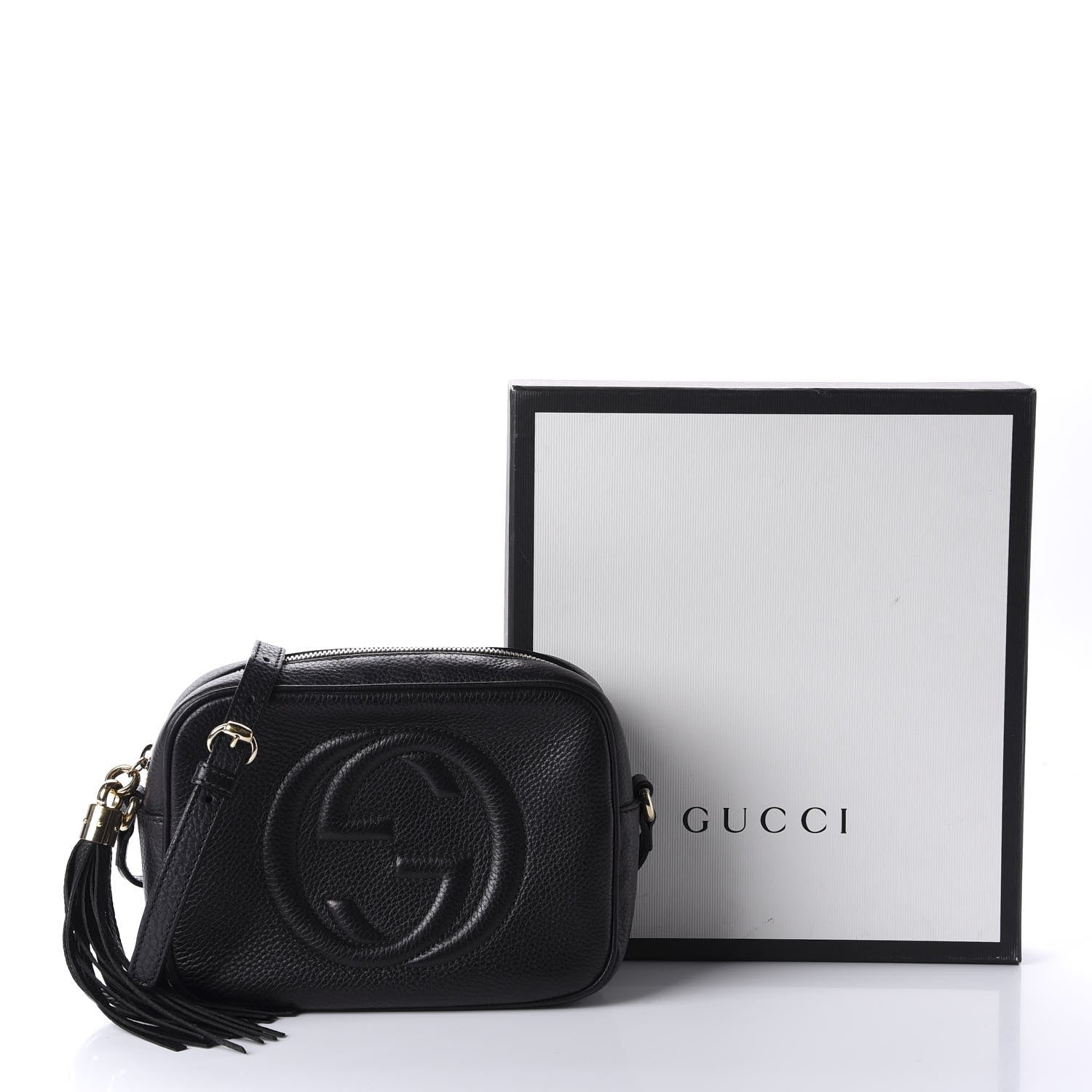 Gucci Pebbled Calfskin Small Soho Disco Bag Black 11 of 11