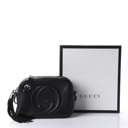 Gucci Pebbled Calfskin Small Soho Disco Bag Black 11 of 11