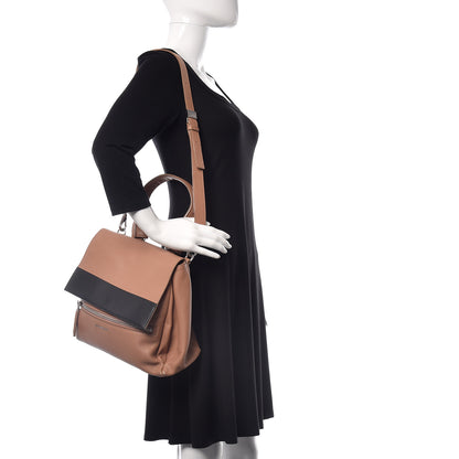 Givenchy Calfskin Medium Bi-Color Pandora Pure Flap Bag Pink Black 2 of 11