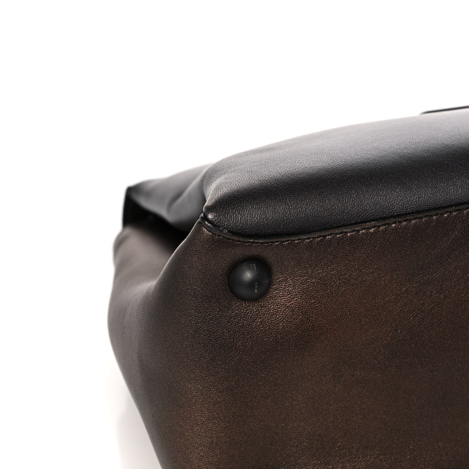 Bottega Veneta Nappa Medium Piazza Bag Dark Gold Antique Silver 12 of 20