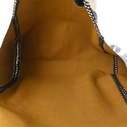 Stella McCartney Canvas Striped Falabella Reversible Tote Navy 8 of 15