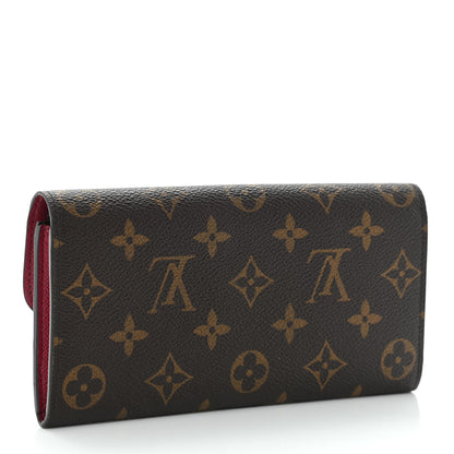 Louis Vuitton Monogram Emilie Wallet Fuchsia 3 of 10