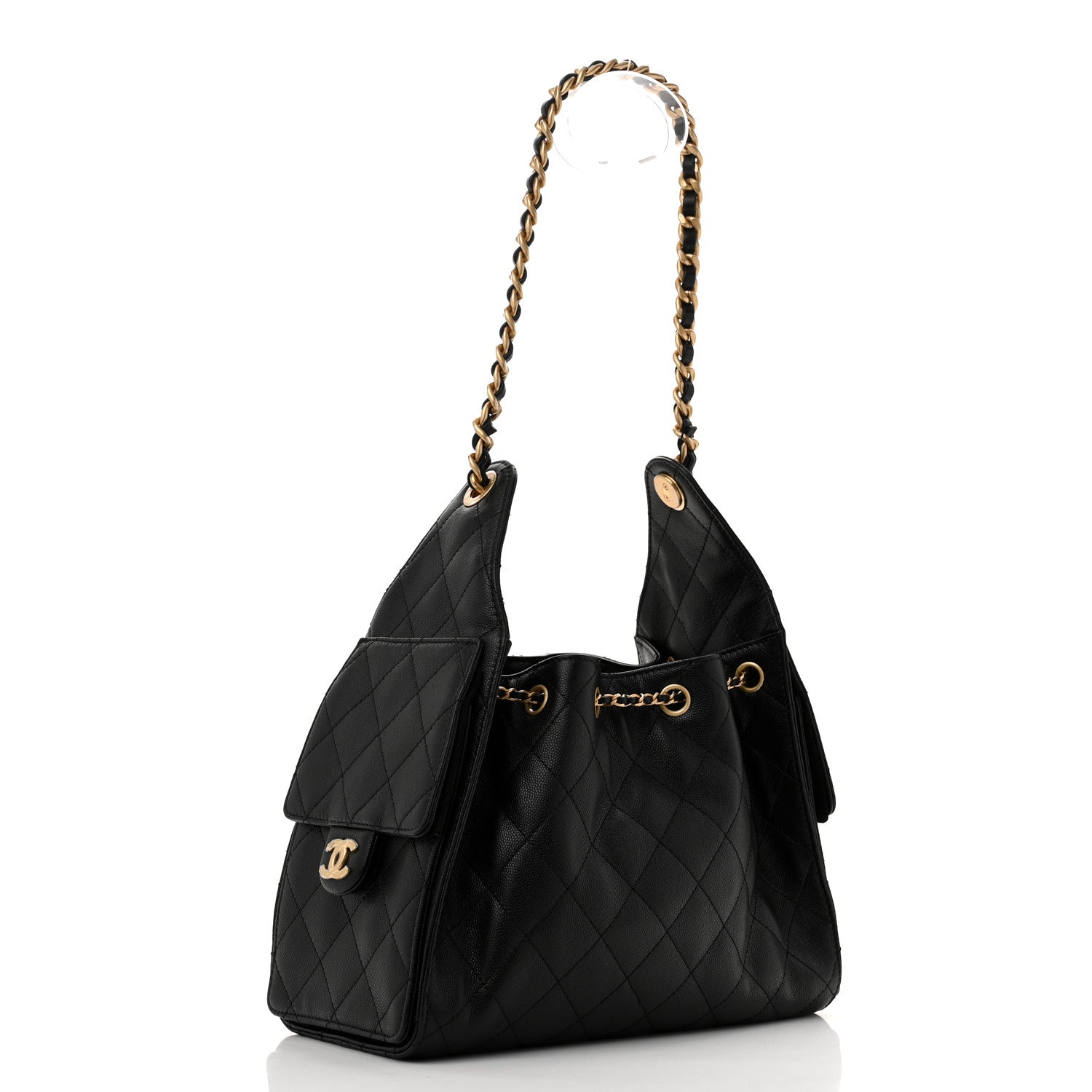 Chanel Caviar Quilted Small Chanel 25 Handbag Black 3 of 11