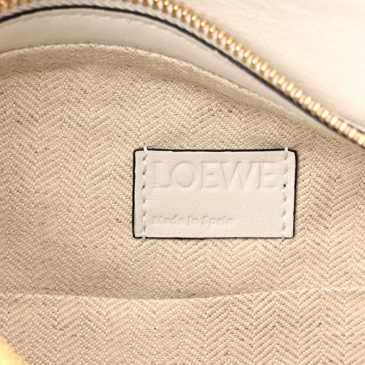 Calfskin Puzzle Hobo White