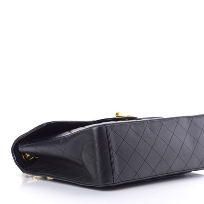 Chanel Lambskin Quilted XL Jumbo Single Flap Black 6 of 12