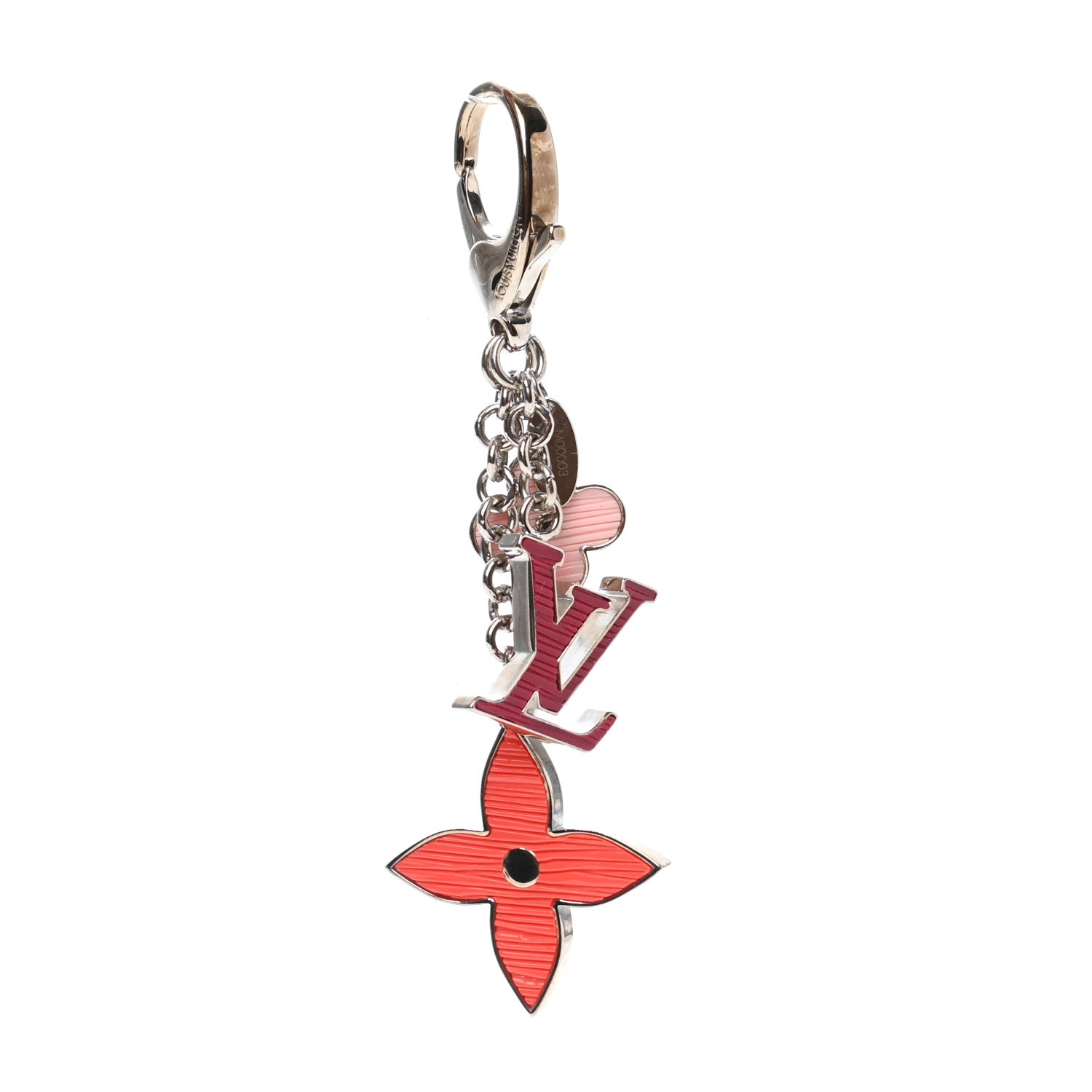 Louis Vuitton Fleur d'Epi Bag Charm BB Pink 1 of 4