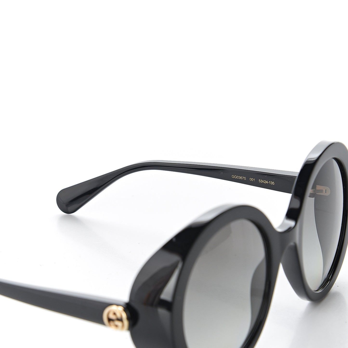 Round Sunglasses GG0367S Black
