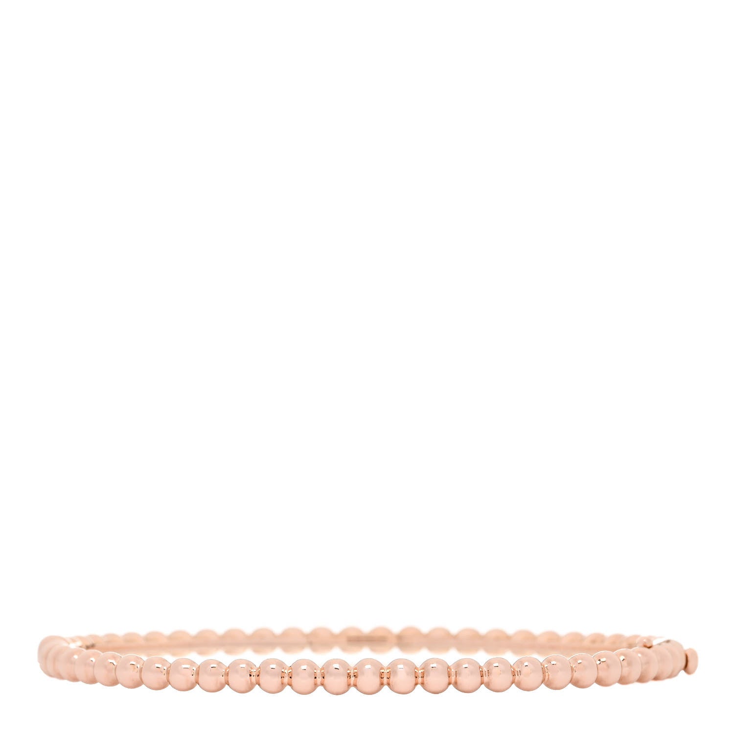 Van Cleef & Arpels 18K Rose Gold Perlee Pearls of Gold Bracelet M 2 of 4