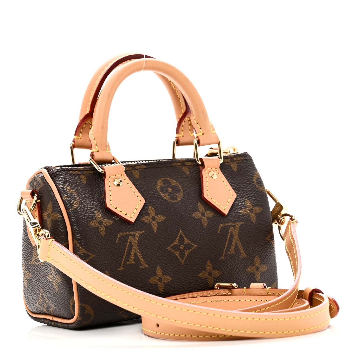 Louis Vuitton Monogram Nano Speedy Bandouliere 3 of 9