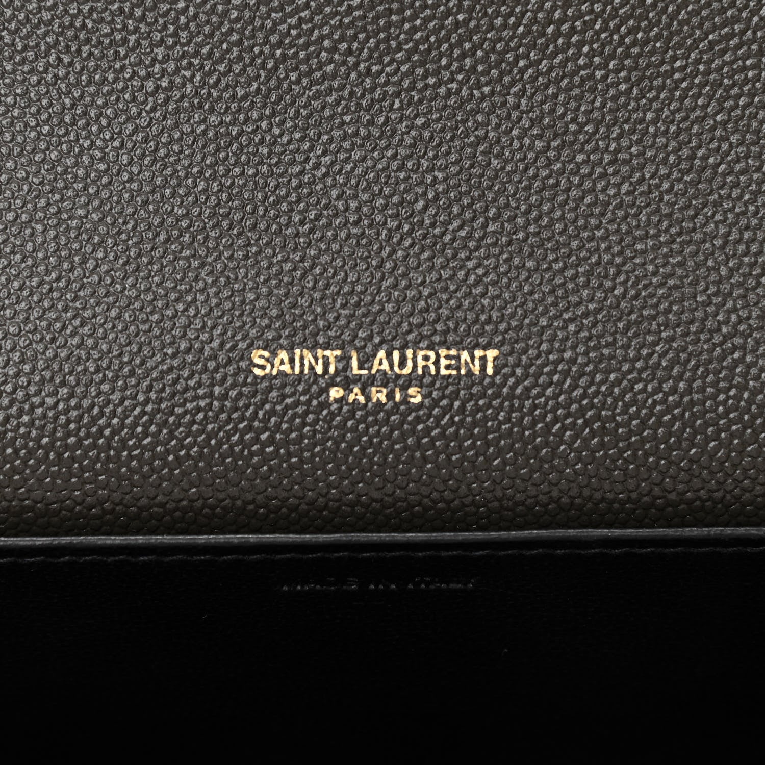 Saint Laurent Grain De Poudre Uptown Chain Wallet Pebble 7 of 12