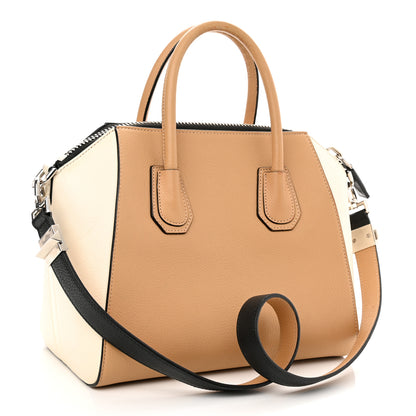 Givenchy Sugar Goatskin Small Bi-Color Antigona Light Beige 3 of 15