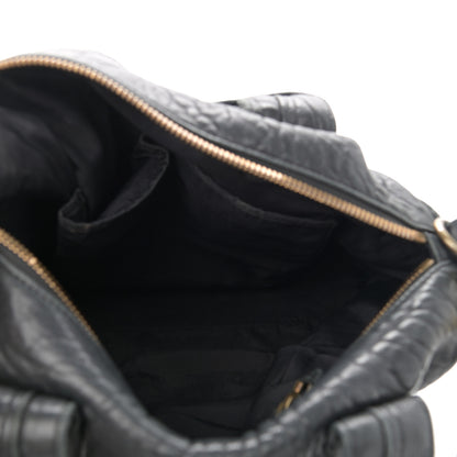 Alexander Wang Pebbled Lambskin Rocco Black Antique Brass Hardware 5 of 9