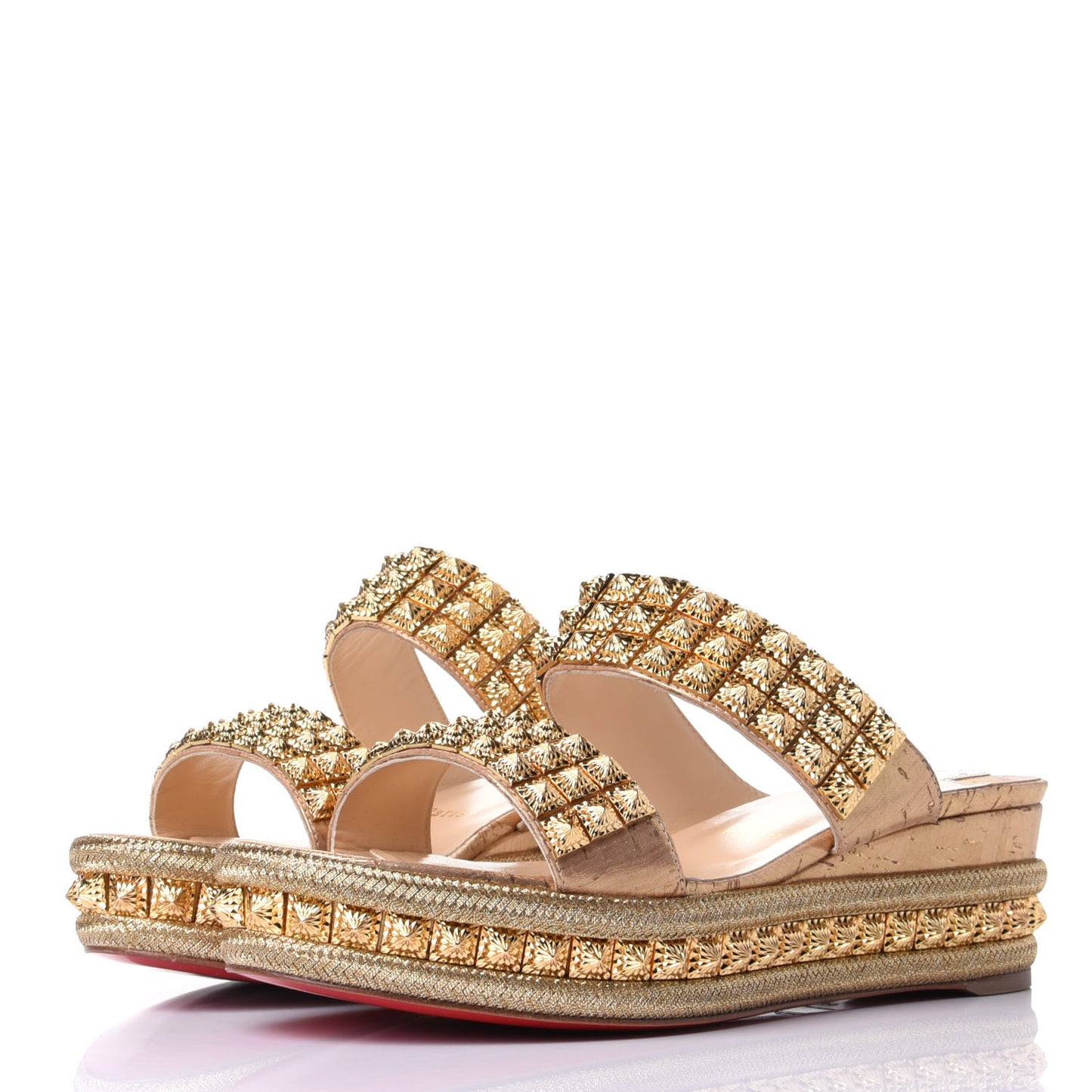 Liege Pepite 60 Platform Sandals 40 Version Gold