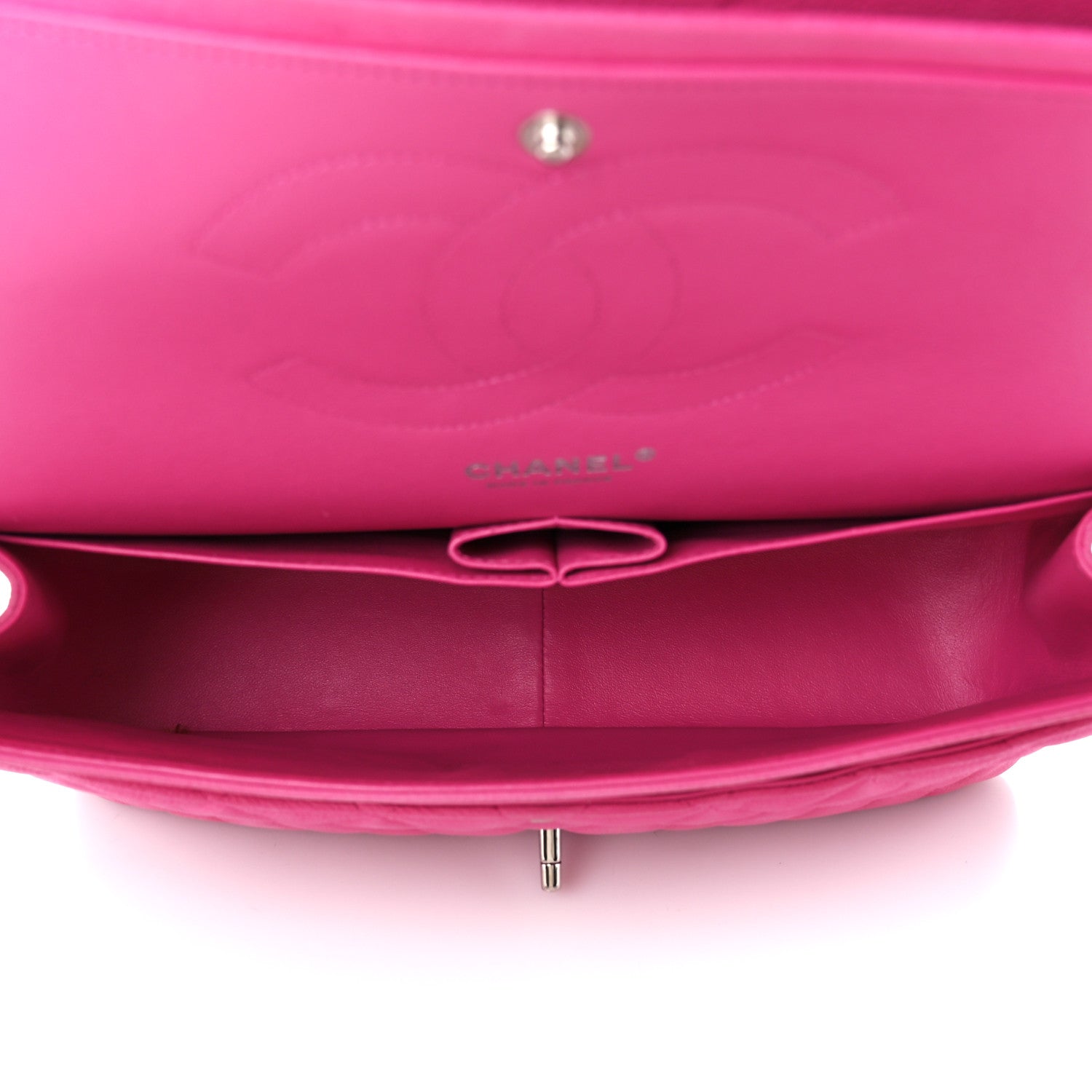 Chanel Iridescent Caviar Quilted Jumbo Double Flap Pink 5 of 16