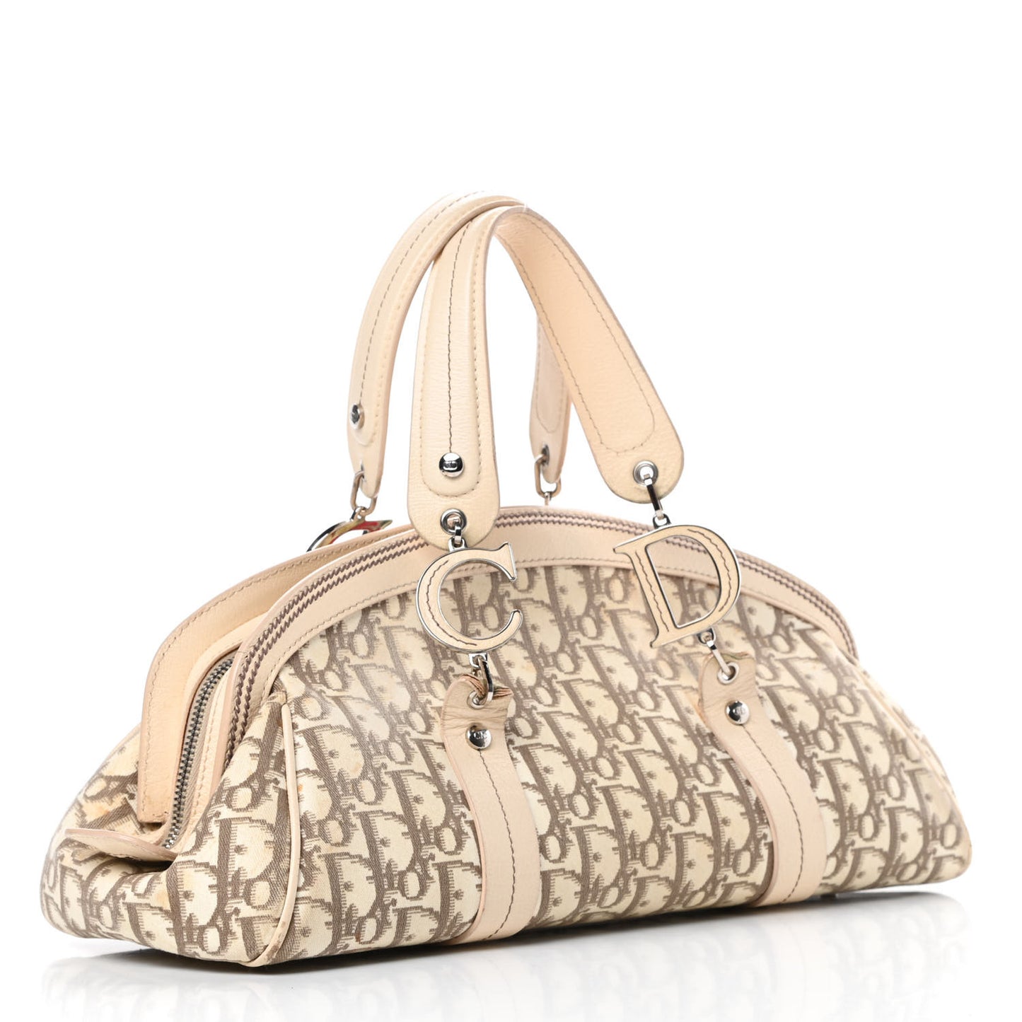 Monogram Vintage Flowers Bowler Beige
