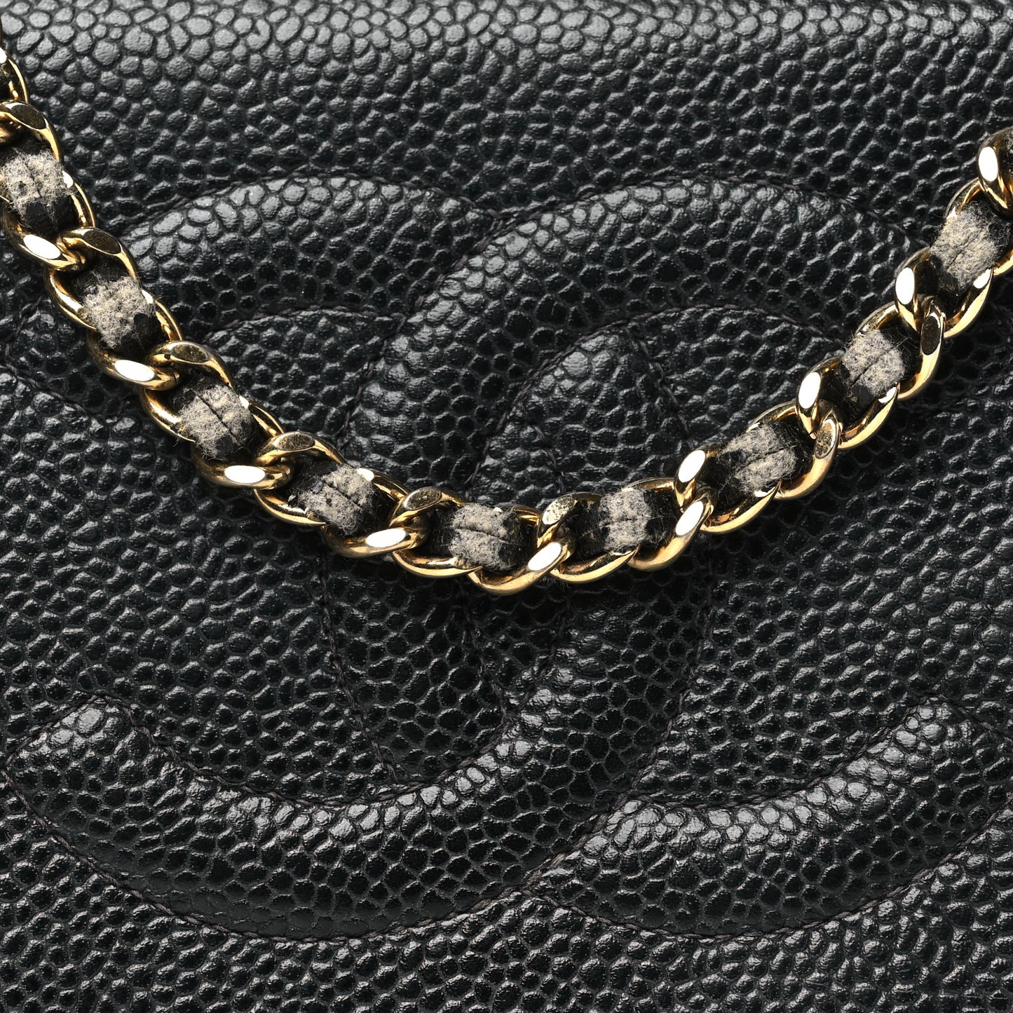 Caviar Timeless CC Wallet on Chain WOC Black