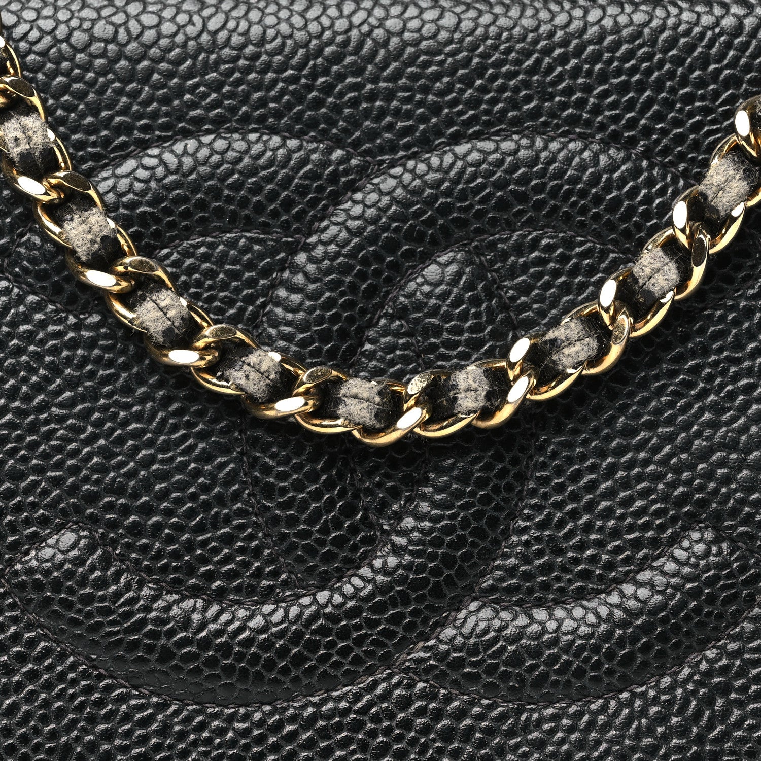 Chanel Caviar Timeless CC Wallet on Chain WOC Black 9 of 13