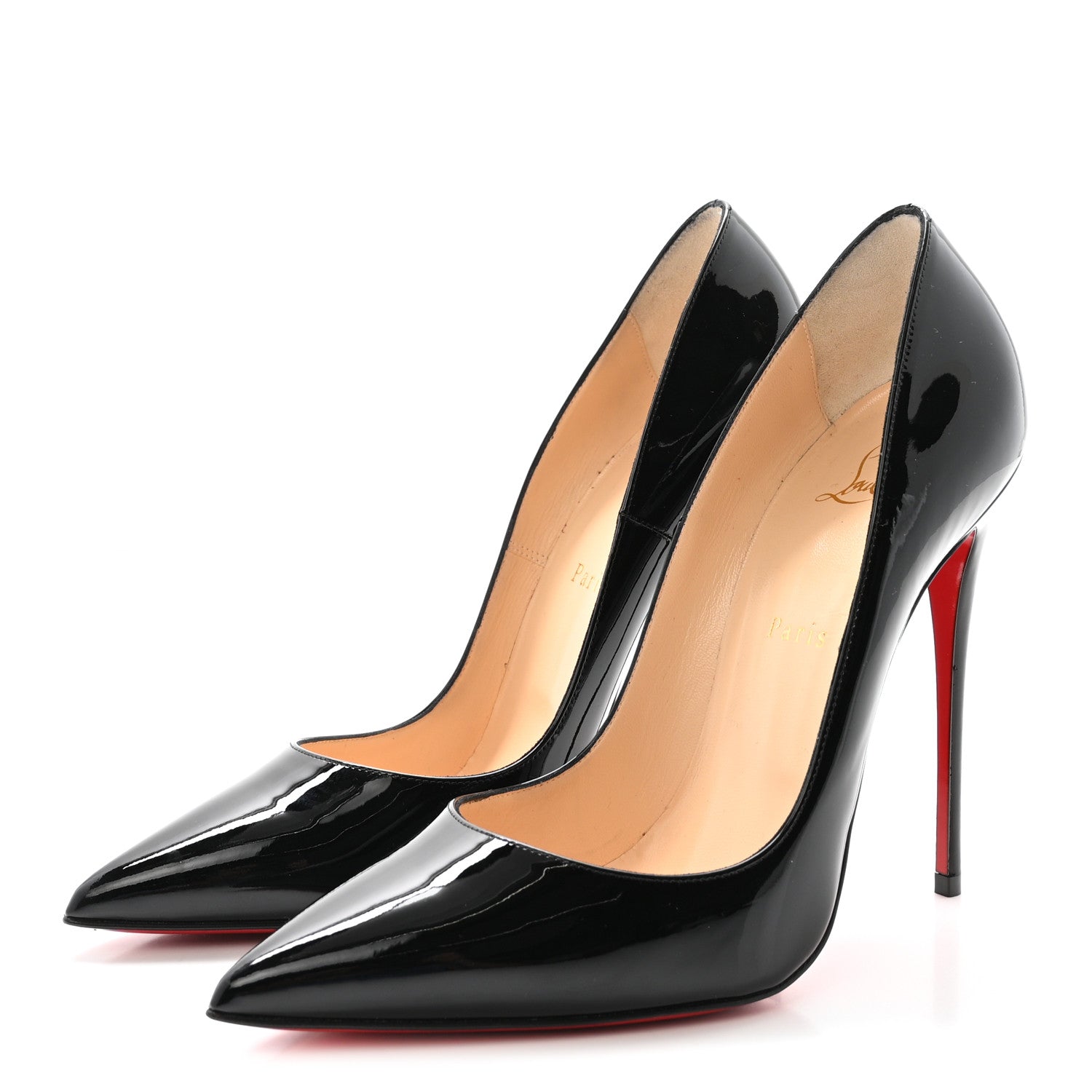 Christian Louboutin Patent So Kate 100 Pumps 40 Black 4 of 8