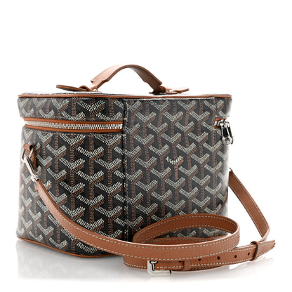 Goyard Goyardine Muse Vanity Case Black Gold 4 of 16