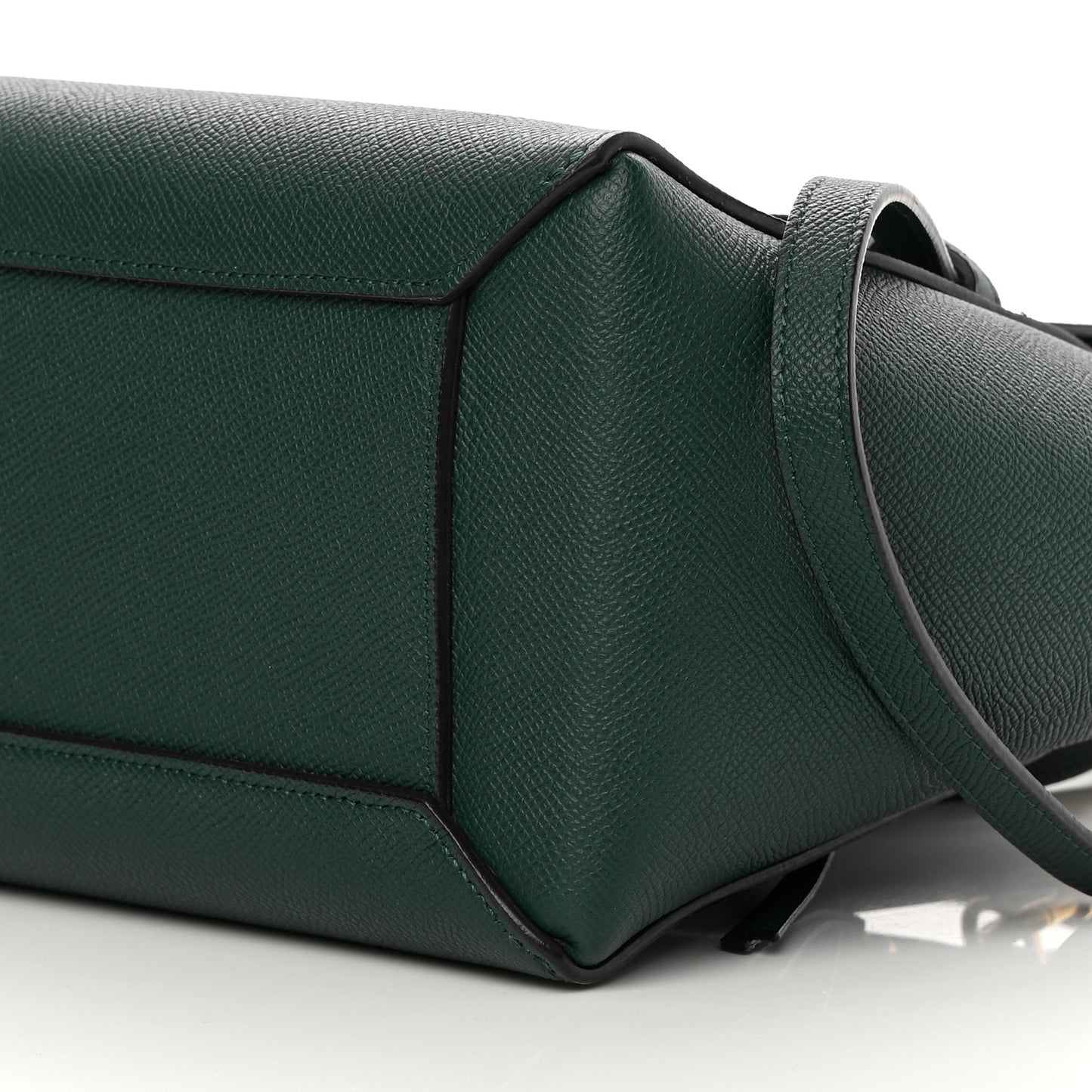 Grained Calfskin Micro Belt Bag Amazone