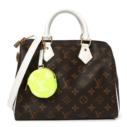 Louis Vuitton Monogram LV Match Speedy Bandouliere 25 White 1 of 9
