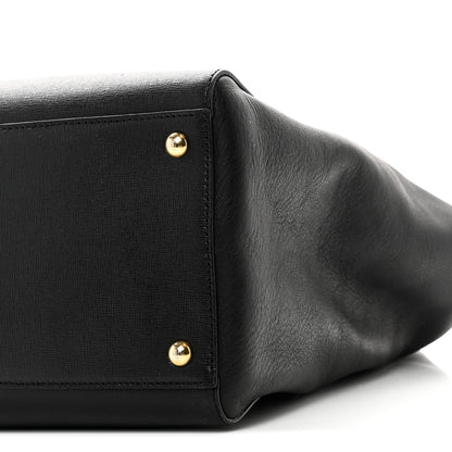 Fendi Vitello Elite Large 2Jours Tote Black 10 of 10
