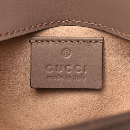 Gucci Calfskin Matelasse Super Mini GG Marmont Shoulder Bag Porcelain Rose 6 of 10