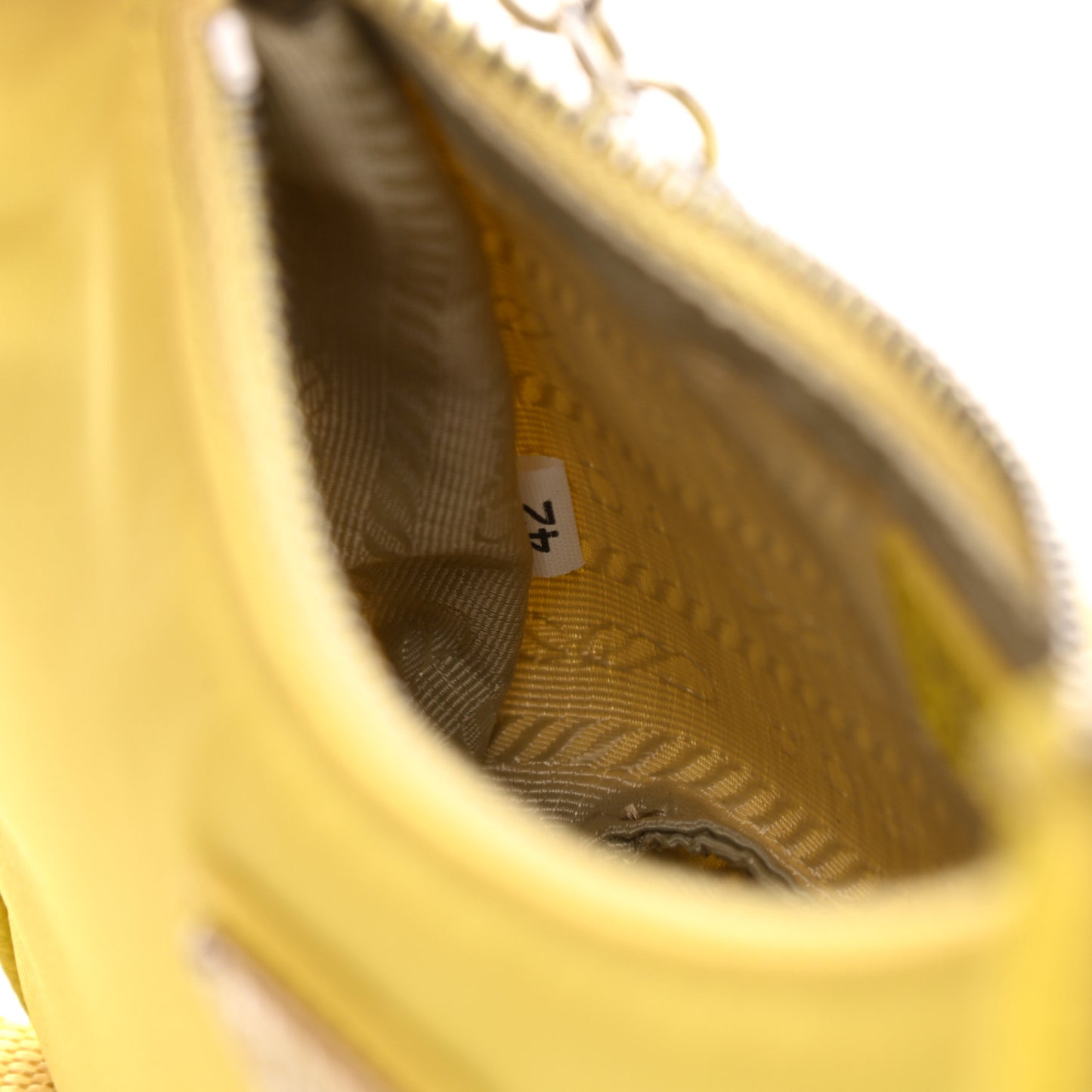 Tessuto Nylon Saffiano Mini Re-Edition 2000 Shoulder Bag Ananas