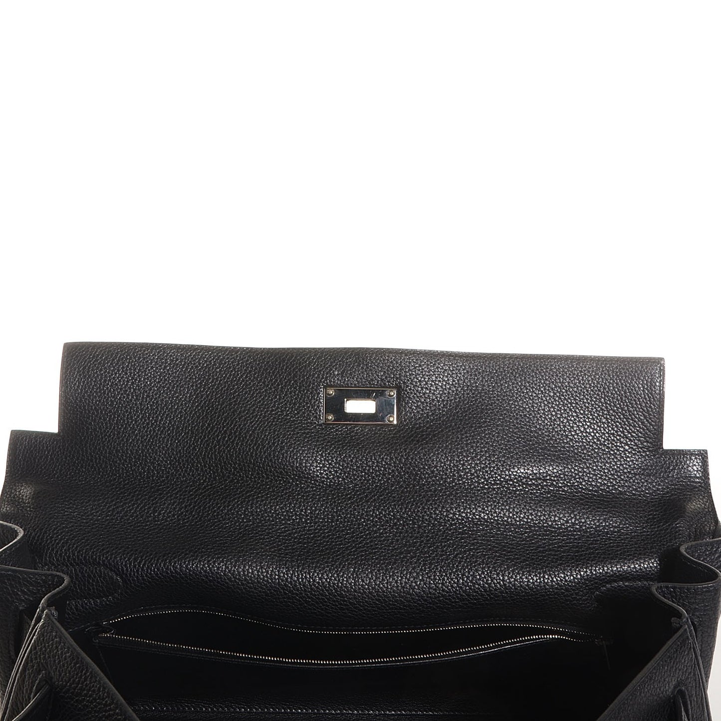 Taurillon Clemence Shoulder Kelly 40 Black