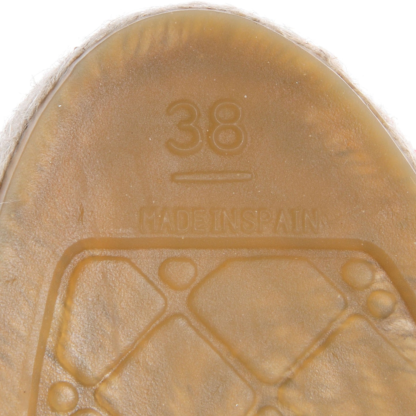 Suede Lambskin Single Sole CC Espadrilles 38 Pink