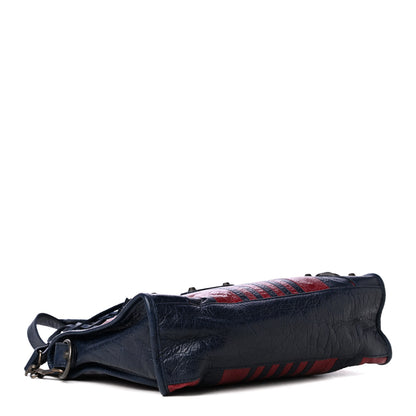 Balenciaga Veau Arena Multicolore Classic Hardware S City Bleu Nuit Rouge 3 of 4